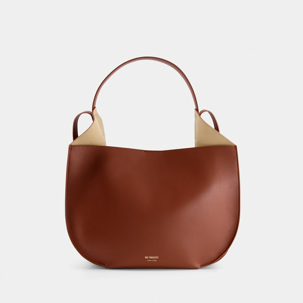 HELENE HOBO SOFT CALF COGNAC