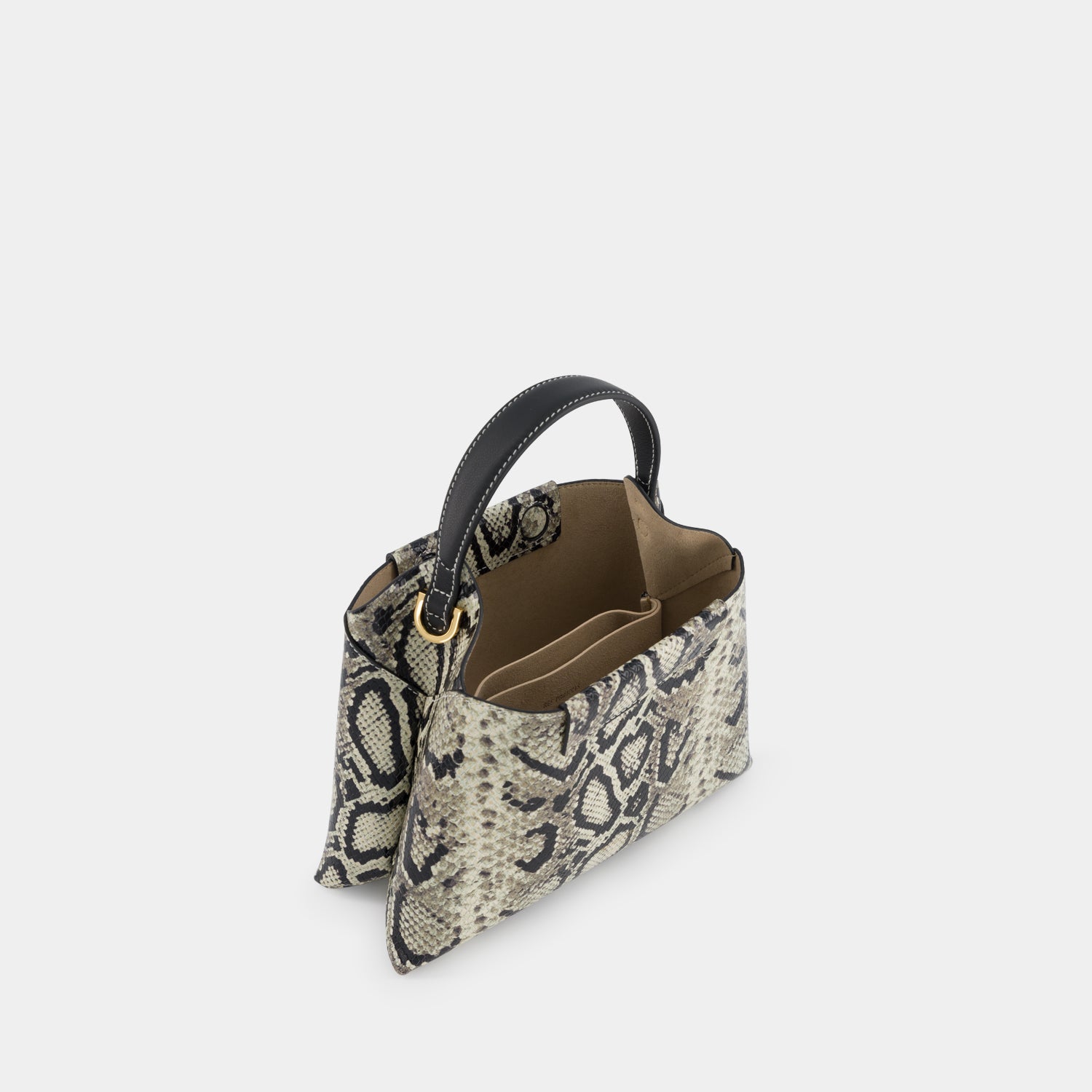 ELIEZE MINI - CALF - PYTHON PRINT