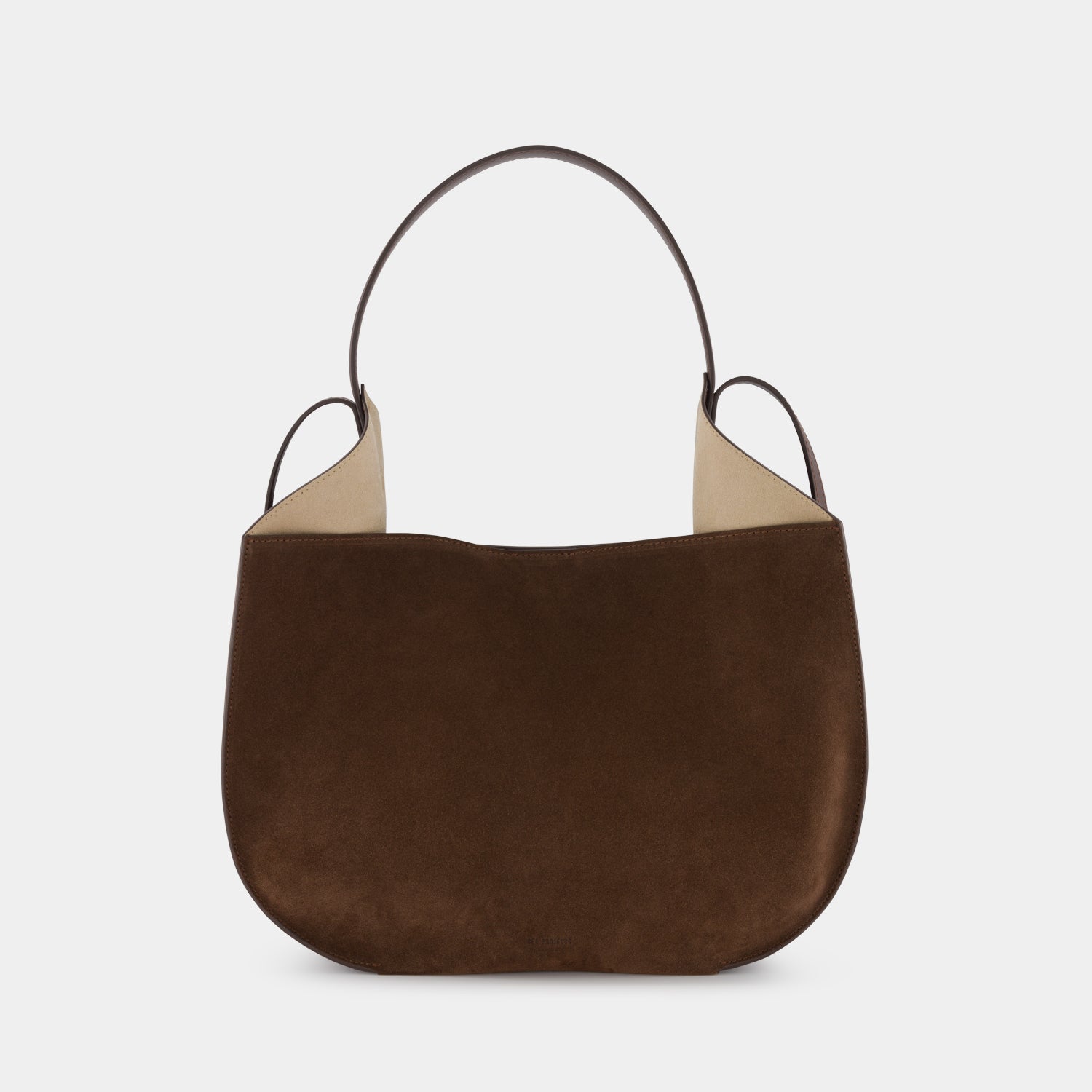 HELENE HOBO - SUEDE SOFT CALF - MOCHA