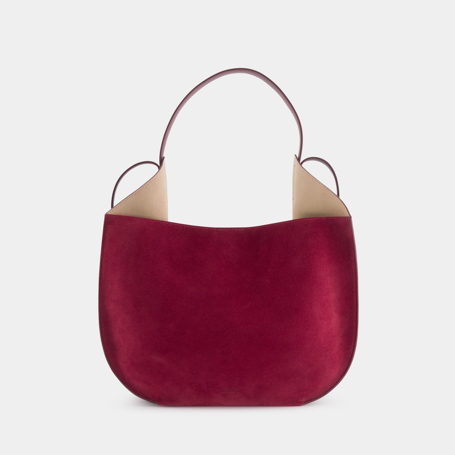 HELENE HOBO - SUEDE SOFT CALF - MAROON