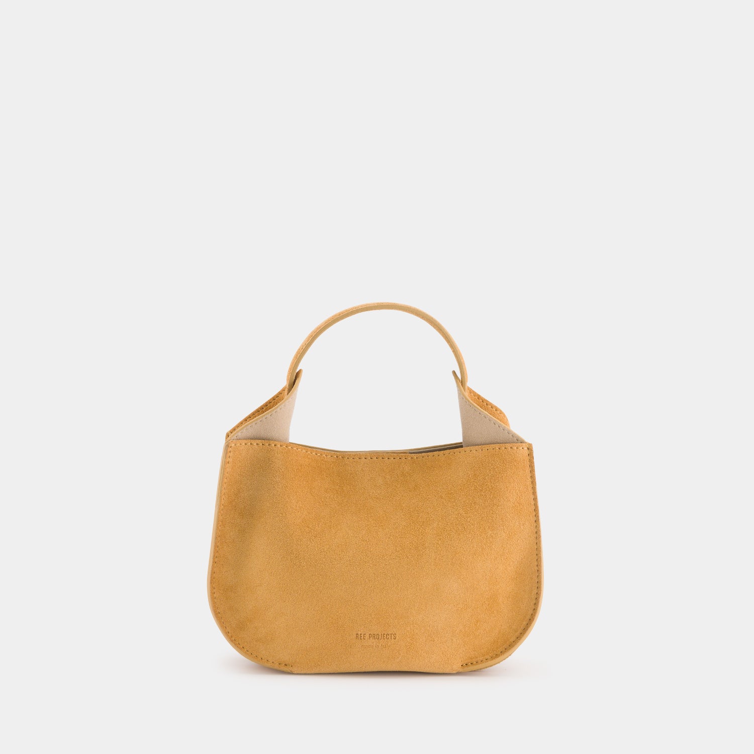 HELENE HOBO MINI -  SUEDE SOFT CALF - OCHRE