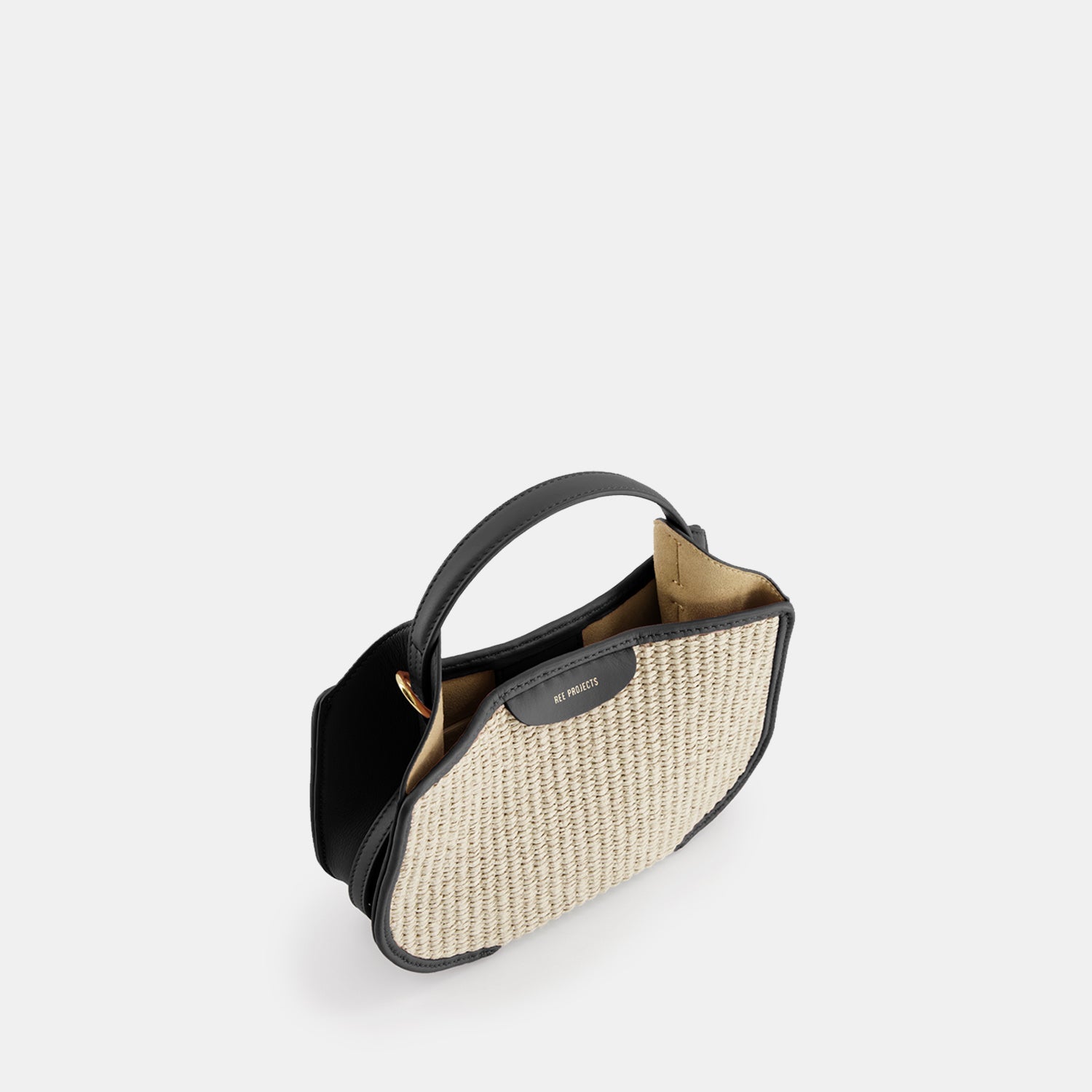 HELENE HOBO MINI - RAFFIA - BLACK