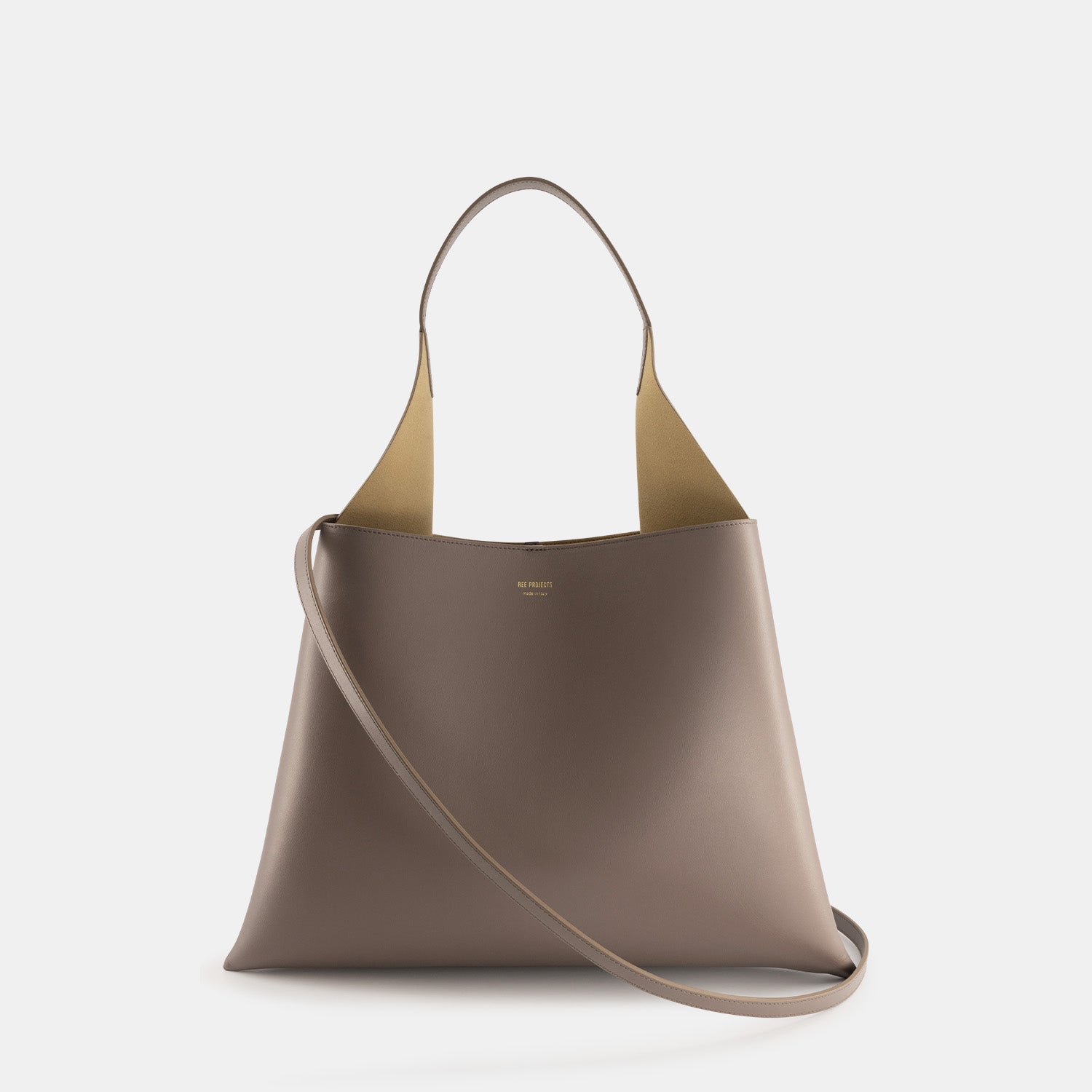 TOTE CLARE LARGE - SOFT CALF - ASH BROWN