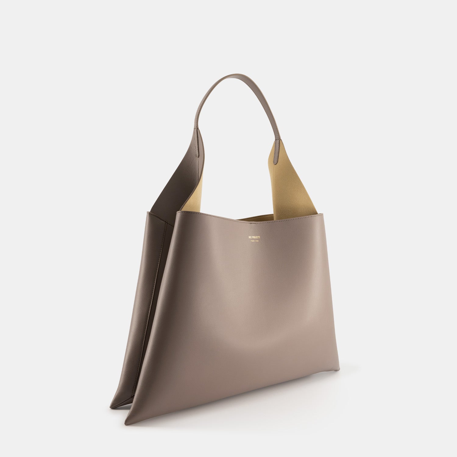 TOTE CLARE LARGE - SOFT CALF - ASH BROWN