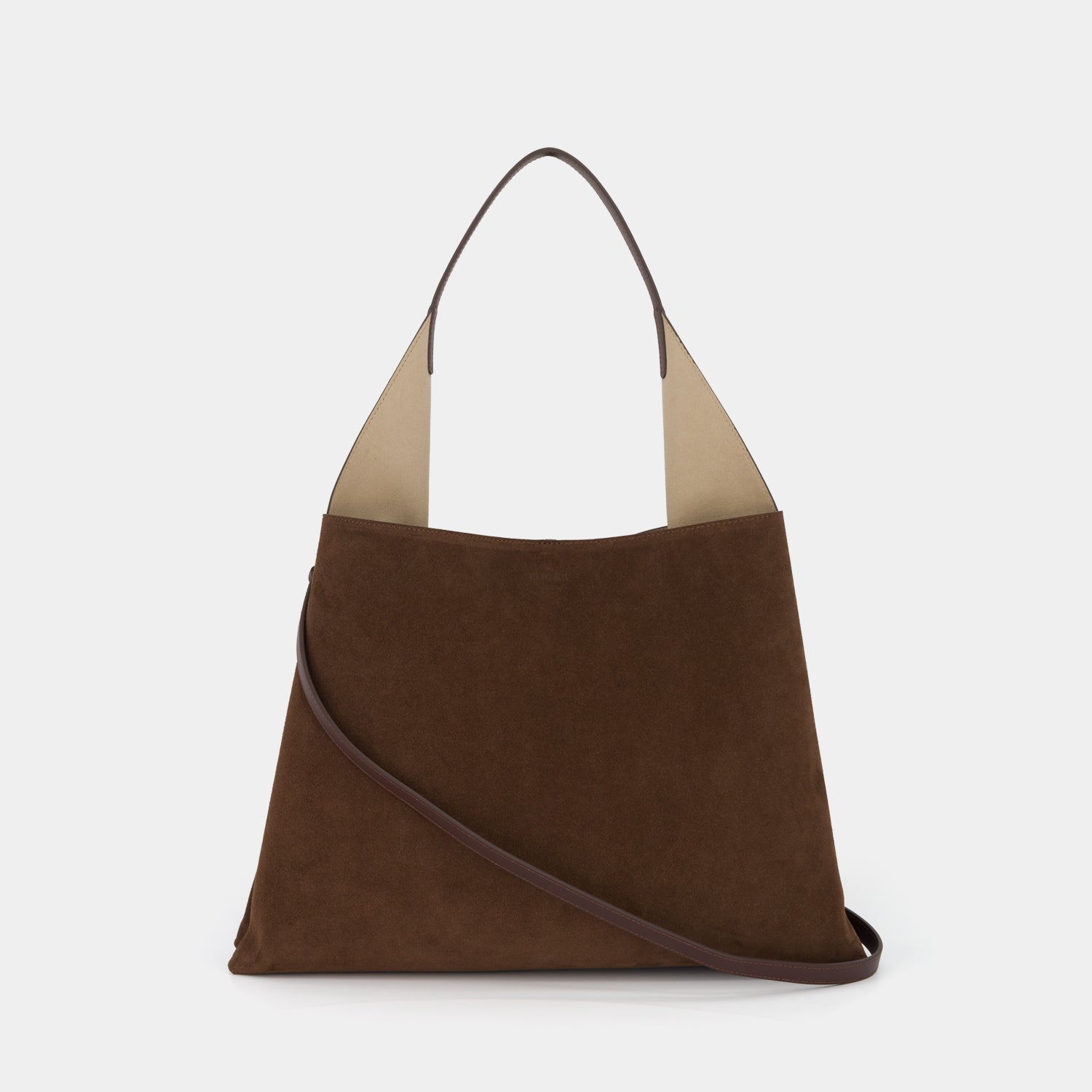 TOTE CLARE LARGE -  SUEDE SOFT CALF - MOCHA